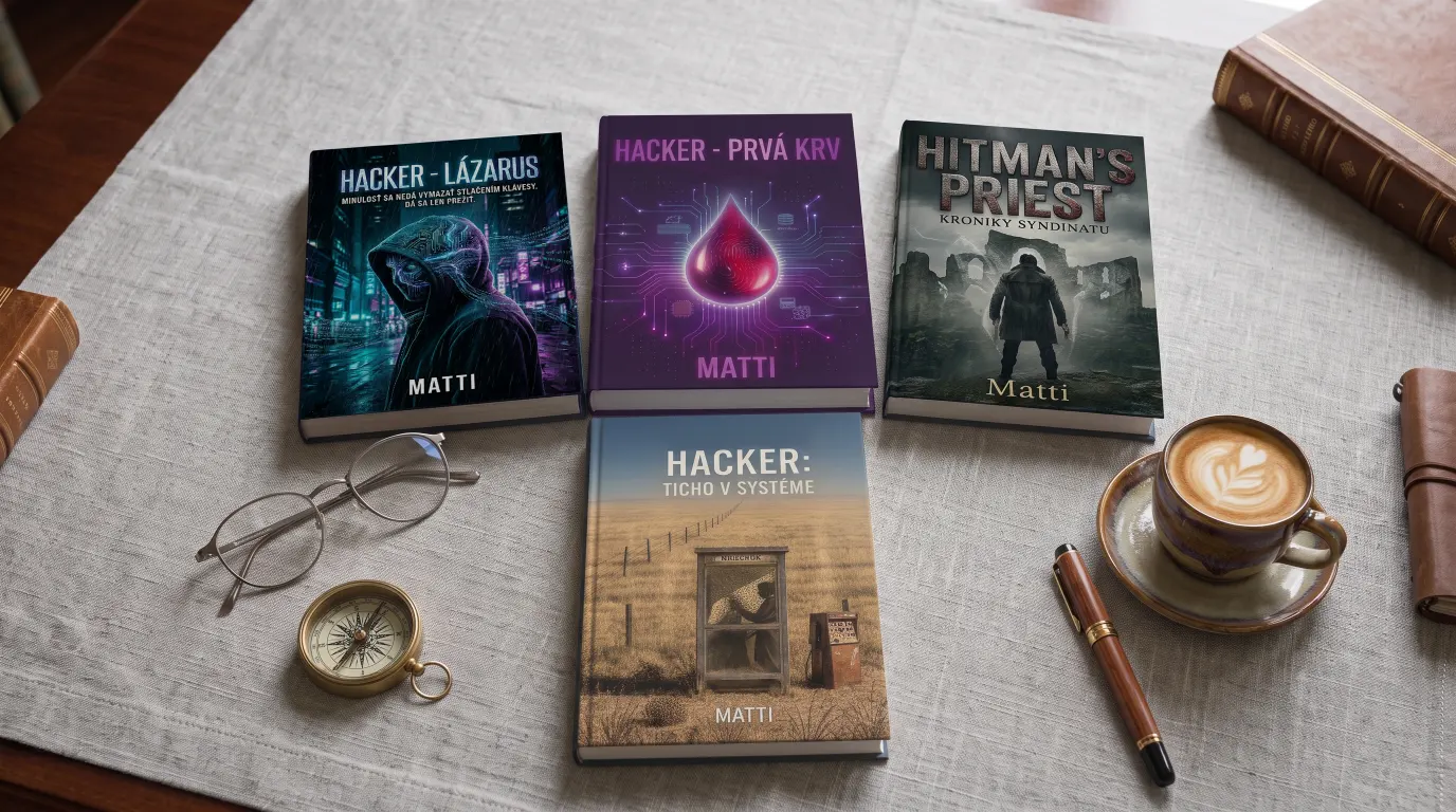 Vydané knihy - Hacker séria od Matti Beckett