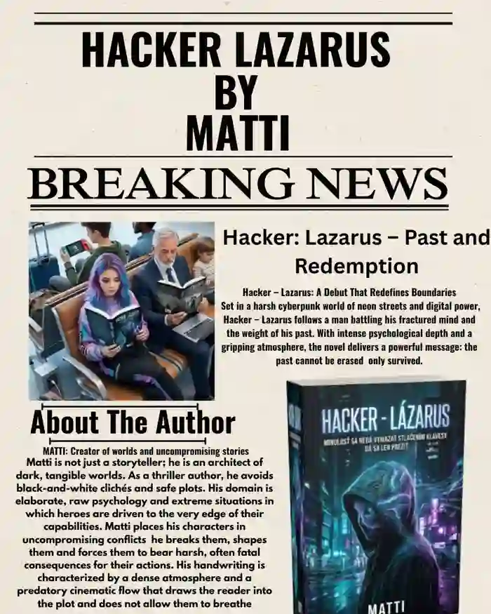 Breaking News - o autorovi a knihe Hacker: Lázarus